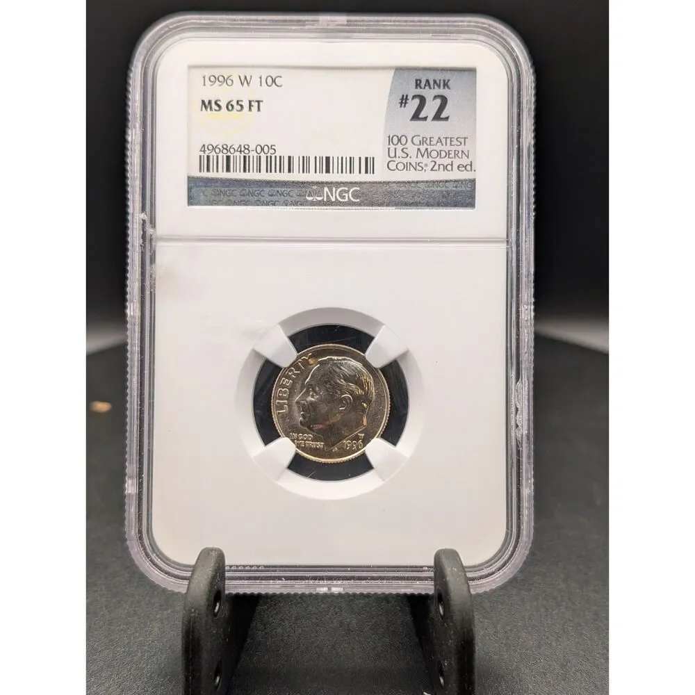 1996 U.S. Mint Set + NGC MS65 FT 1996‑W Dime w/ Envelope & COA – Key Date - Picture 4 of 7